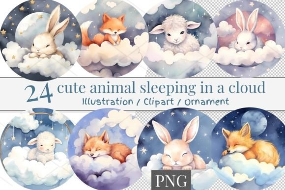 24 Animal Ornaments Watercolor 910: Illustrations That Bring Local Branding to Life
