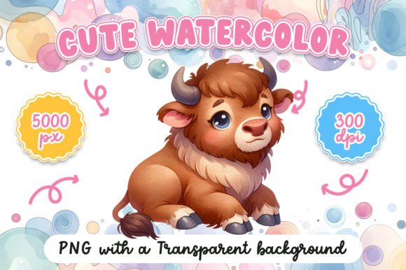 Cute Watercolor Bison: A Designer’s Honest Take for Real Embroidery Use