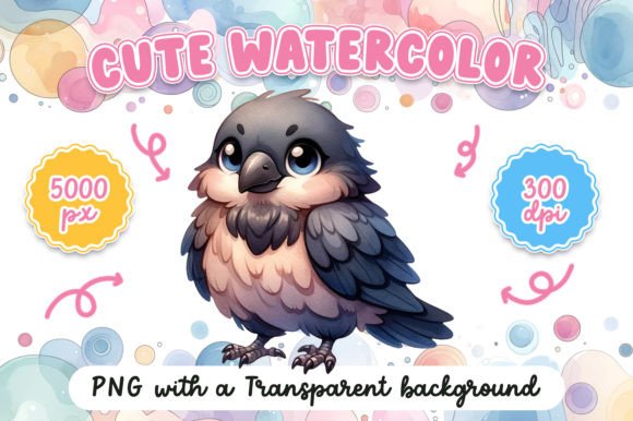 Cute Watercolor Crow: A Designer’s Honest Take for Real Embroidery Projects